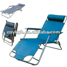 folding sleeping sun chairs with pillow VLA-6001